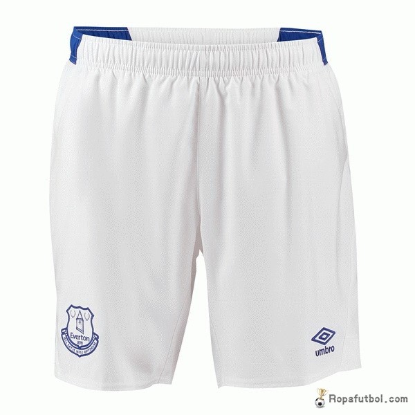 Pantalones Everton Replica Primera Ropa 2018/19 Blanco